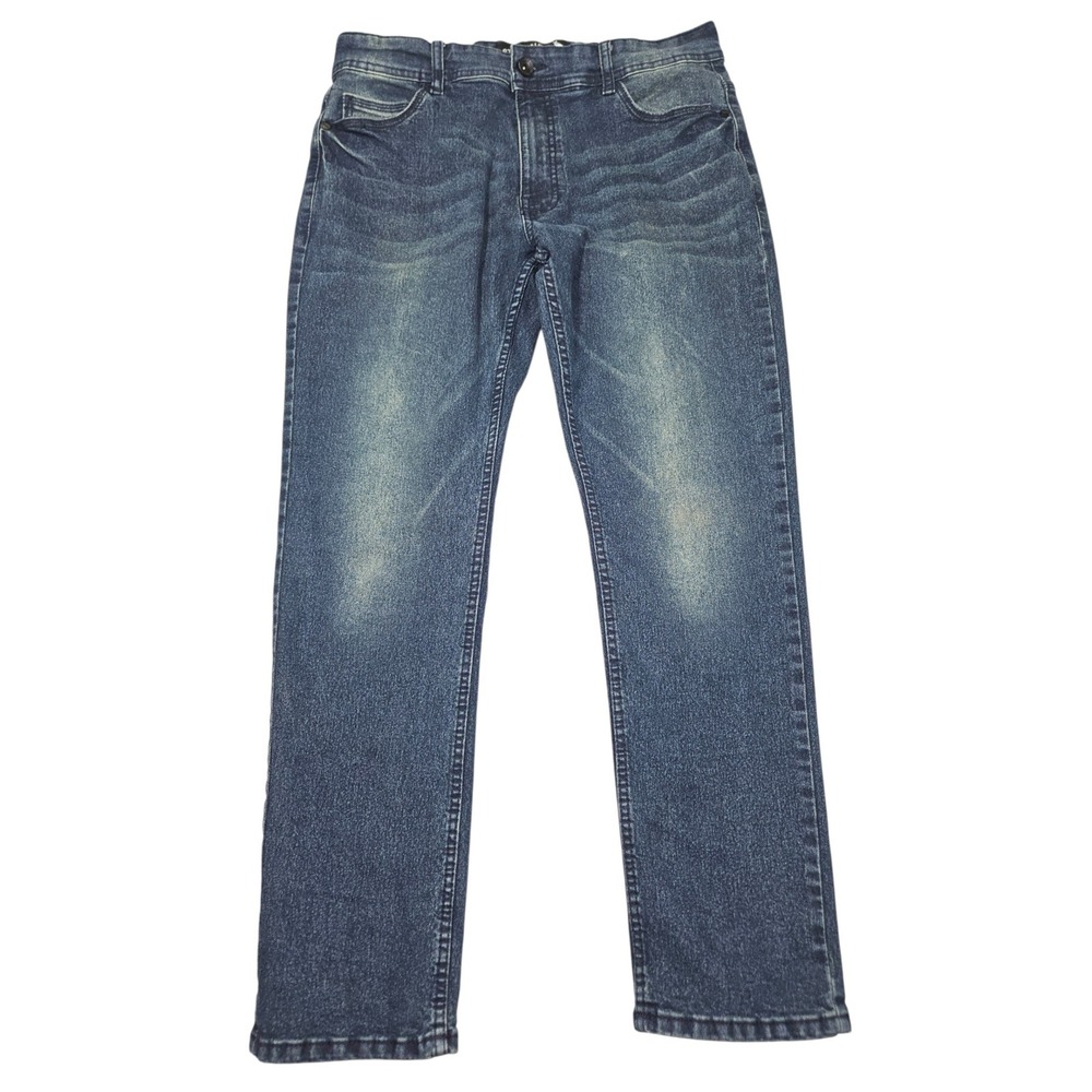 Stone Falcon Slim Fit Denim Jeans Blue Wash Sz 34/30